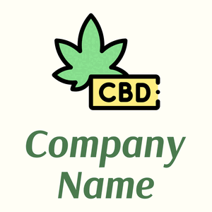 Cbd on a Ivory background - Abstracto