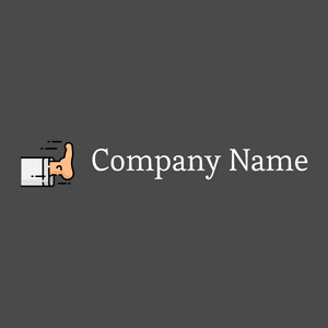 Karate logo on a Fuscous Grey background - Sport