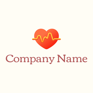Heart beat on a Floral White background - Medical & Pharmaceutical
