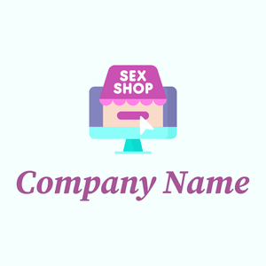 Sex shop on a Azure background - Einzelhandel