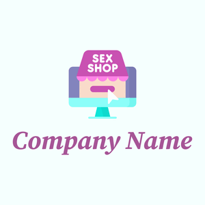 Sex shop on a Azure background - Vendita al dettaglio