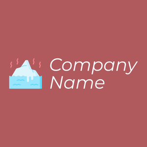 Melting logo on a Blush background - Abstrato
