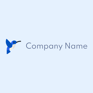 Hummingbird on a Alice Blue background - Animali & Cuccioli