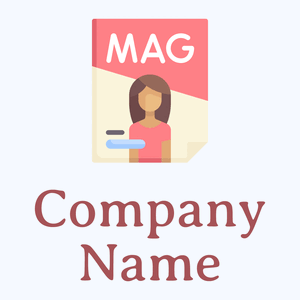 Magazine logo on a Alice Blue background - Unterhaltung & Kunst