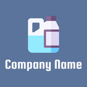 Columbia Blue Chemical on a Waikawa Grey background - Industriel