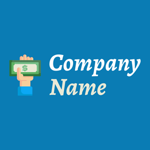 Crowdfunding logo on a Cerulean background - Zakelijk & Consulting