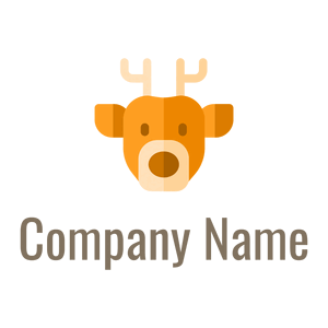 Deer logo on a White background - Animaux & Animaux de compagnie