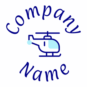 Helicopter logo on a White background - Autos & Fahrzeuge