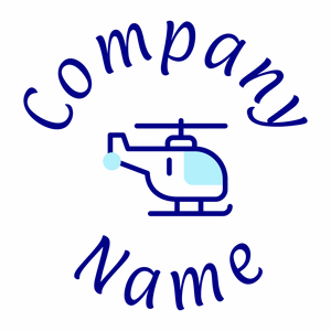 Helicopter logo on a White background - Automobile & Véhicule