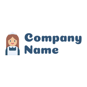 Maid logo on a White background - Limpieza & Mantenimiento