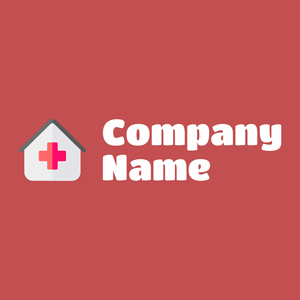 Hospital logo on a Sunset background - Arquitetura