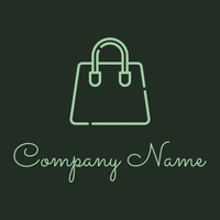 Purse logo on a Black Bean background - Moda & Bellezza