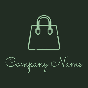 Purse logo on a Black Bean background - Moda & Bellezza
