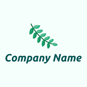 Leaf on a Mint Cream background - Empresa & Consultantes