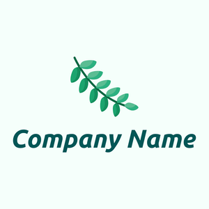 Leaf on a Mint Cream background - Zakelijk & Consulting