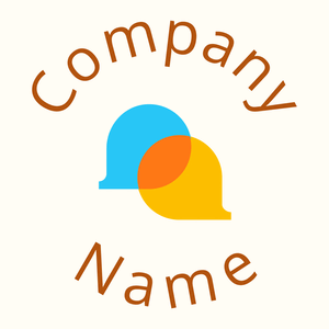Talk logo on a Floral White background - Empresa & Consultantes