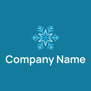 Snowflake on a Denim background - Paesaggistica