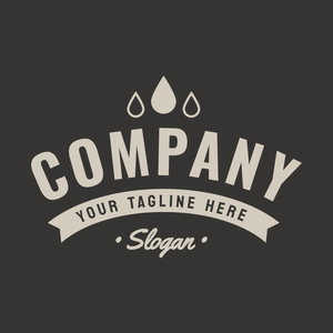 retro oil badge logo - Industria