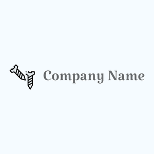 Screw logo on a Alice Blue background - Bouw & Gereedschap