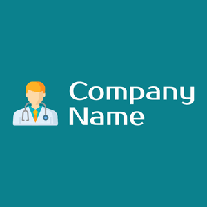 Doctor logo on a Dark Cyan background - Médicale & Pharmaceutique
