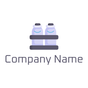 Milk tank logo on a White background - Landwirtschaft