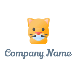 Cougar logo on a White background - Animais e Pets