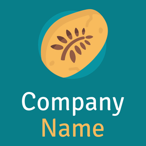 Plant logo on a Dark Cyan background - Meio ambiente