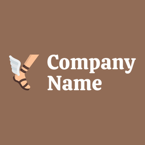 Hermes logo on a Leather background - Religion
