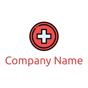 Burnt Sienna Hospital sign on a White background - Religieus