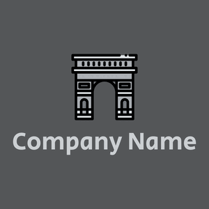 Arc de triomphe on a Bright Grey background - Arquitectura