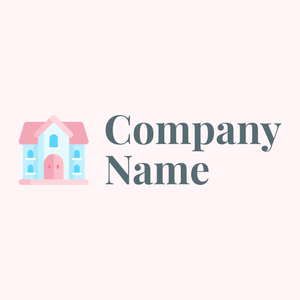 Dolls house on a Lavender Blush background - Niños & Guardería