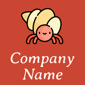 Hermit crab logo on a Trinidad background - Animales & Animales de compañía