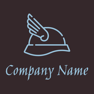 Hermes logo on a Havana background - Religious