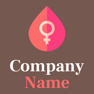 Menstruation logo on a Buccaneer background - Hospital & Farmácia