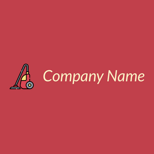 Vacuum logo on a Sunset background - Limpieza & Mantenimiento