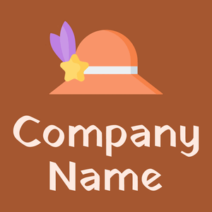 Pink Hat logo on a brown background - Mode & Beauté