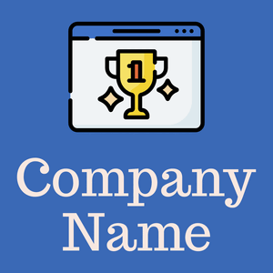 Contest logo on a Curious Blue background - Esportes