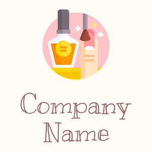 Manicure logo on a Floral White background - Mode & Schoonheid