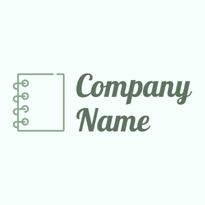 Notebook logo on a Mint Cream background - Abstract