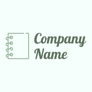 Notebook logo on a Mint Cream background - Abstrakt