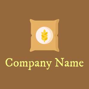 Seed bag logo on a McKenzie background - Agricoltura