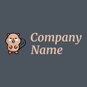 Beaver logo on a Fiord background - Animali & Cuccioli