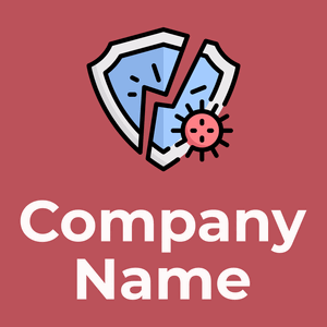 Broken logo on a Blush background - Medical & Farmacia