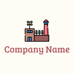 Prison logo on a Floral White background - Domaine de l'architechture