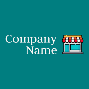 Store logo on a Teal background - Real Estate & Mortgage