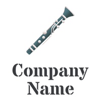 Grey Clarinet on a White background - Arte & Entretenimiento