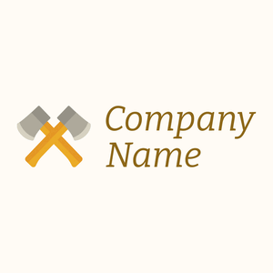 Axes on a Floral White background - Divertissement & Arts