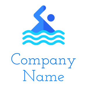 Swimming logo on a White background - Juegos & Entretenimiento