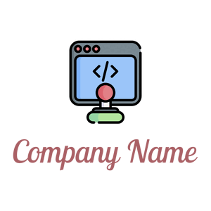 Coding logo on a White background - Juegos & Entretenimiento