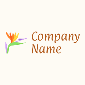 Bird of paradise logo on a Floral White background - Sommario